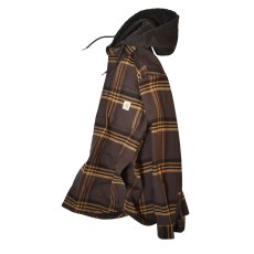 画像4: Carhartt 107011 Hamilton Relaxed Plaid Shirts Jacket - Dark Brown / カーハート シャツジャケット (4)