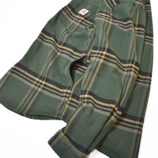 画像8: Carhartt 107011 Hamilton Relaxed Plaid Shirts Jacket - Forestry GreenｘBlack / カーハート シャツジャケット (8)