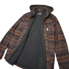画像3: Carhartt 107011 Hamilton Relaxed Plaid Shirts Jacket - Dark Clove / カーハート シャツジャケット (3)