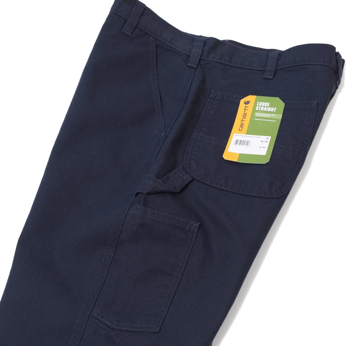 画像5: Carhartt B11 Loose Straight Washed Duck Dungaree - Midnight / カーハート ルーズストレート ウォッシュドダック ダンガリー (5)