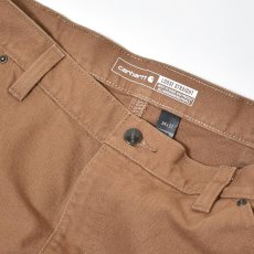 画像8: Carhartt B136 Loose Straight Washed Duck Double-Front Dungaree - Carhartt Brown / カーハート ウォッシュドダック ダブルニー (8)