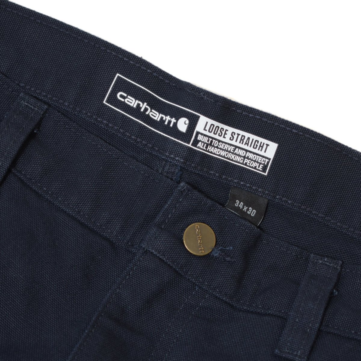 画像7: Carhartt B11 Loose Straight Washed Duck Dungaree - Midnight / カーハート ルーズストレート ウォッシュドダック ダンガリー (7)