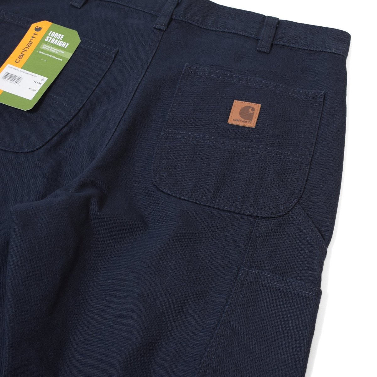 画像4: Carhartt B11 Loose Straight Washed Duck Dungaree - Midnight / カーハート ルーズストレート ウォッシュドダック ダンガリー (4)