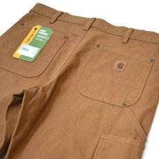画像4: Carhartt B136 Loose Straight Washed Duck Double-Front Dungaree - Carhartt Brown / カーハート ウォッシュドダック ダブルニー (4)