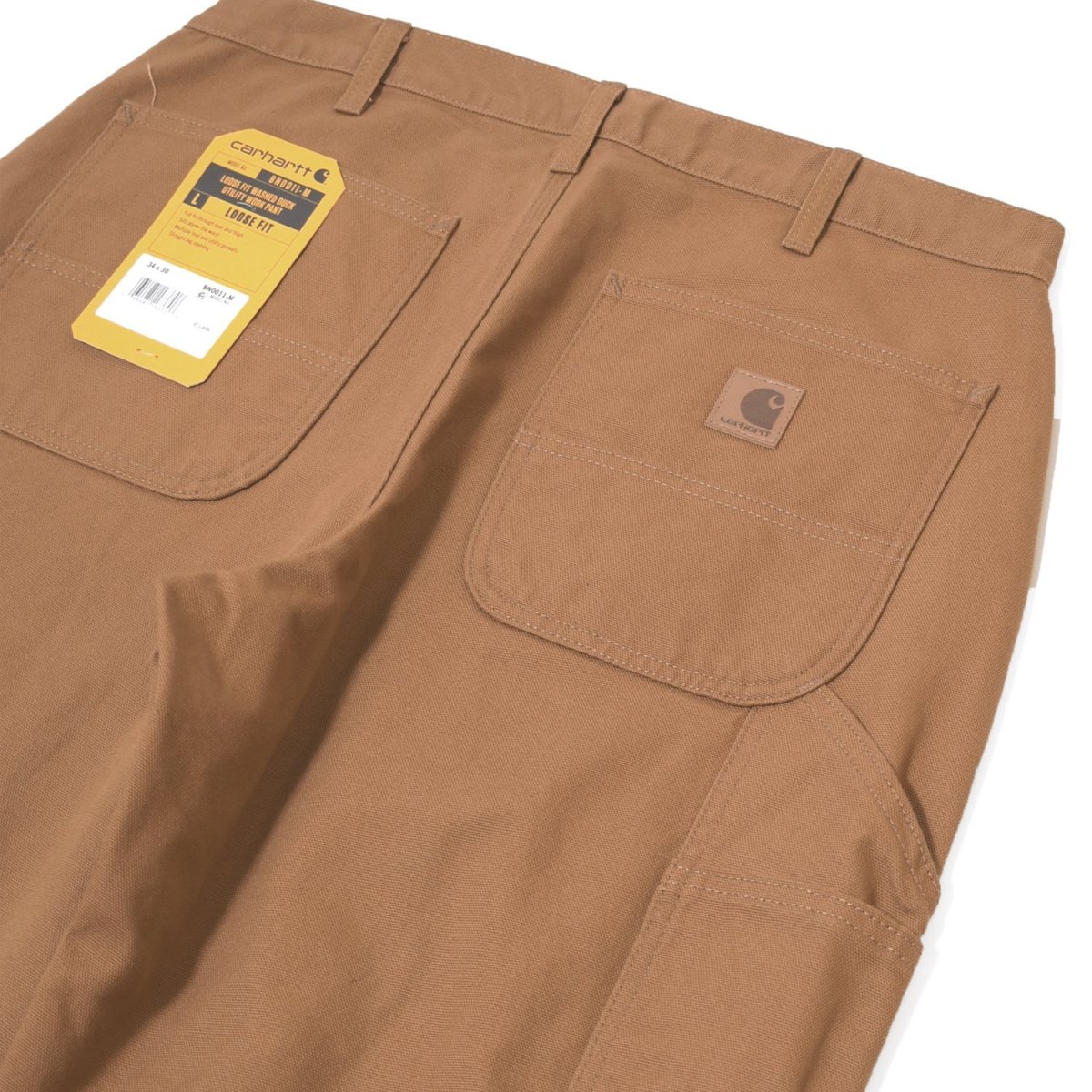 画像3: Carhartt B11 Loose Straight Washed Duck Dungaree - Carhartt Brown / カーハート ルーズストレート ウォッシュドダック ダンガリー (3)