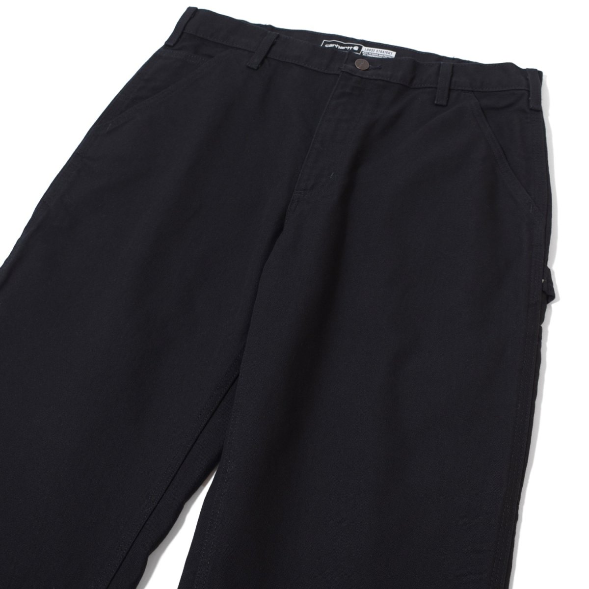 画像3: Carhartt B11 Loose Straight Washed Duck Dungaree - Black / カーハート ルーズストレート ウォッシュドダック ダンガリー (3)