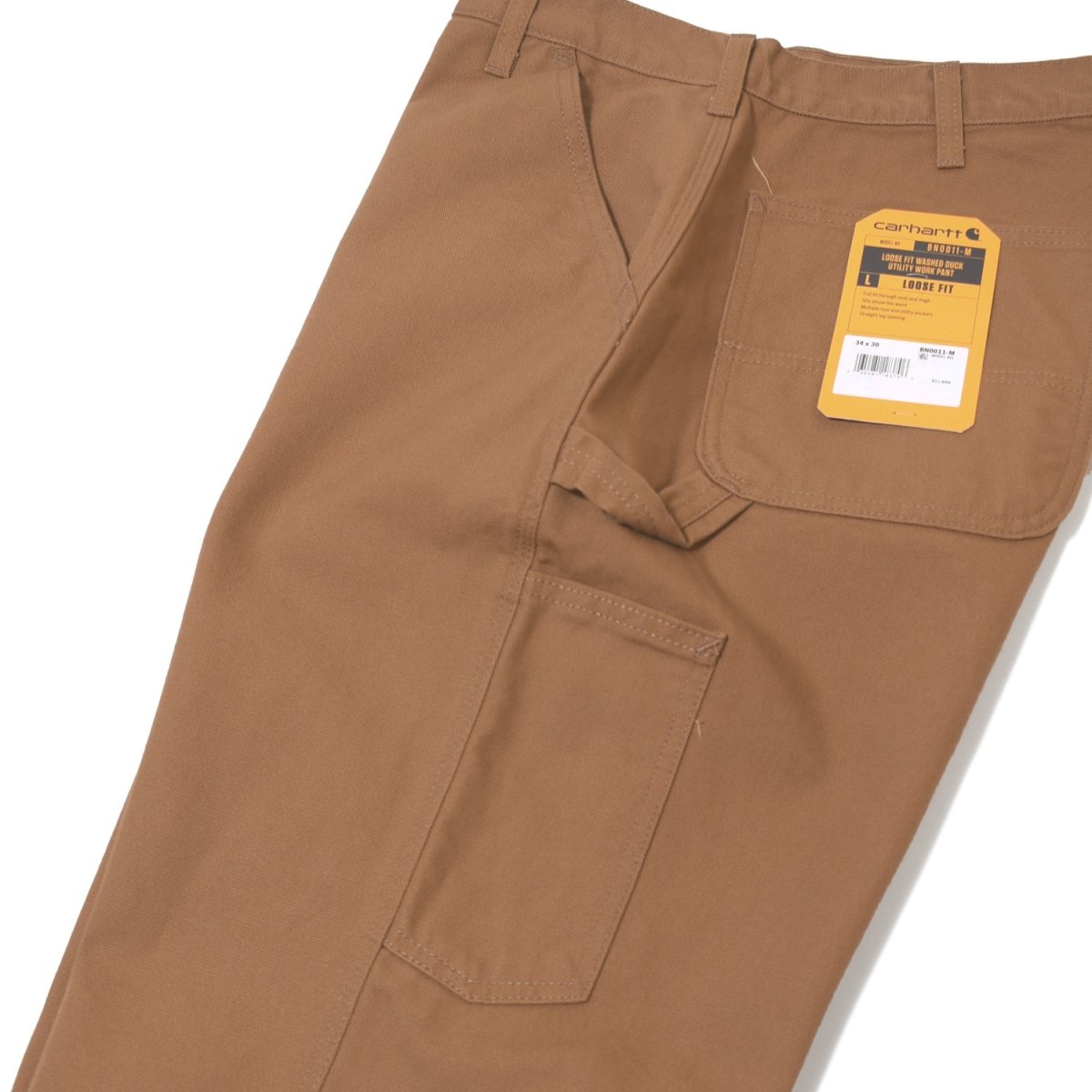 画像5: Carhartt B11 Loose Straight Washed Duck Dungaree - Carhartt Brown / カーハート ルーズストレート ウォッシュドダック ダンガリー (5)