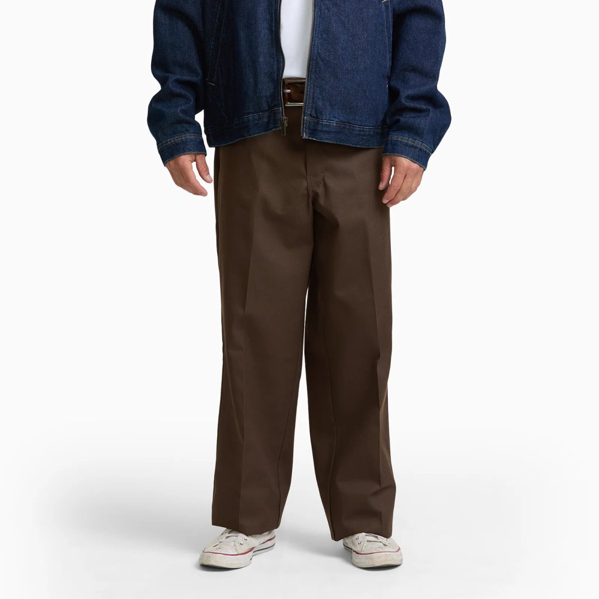 画像9: Dickies 877 Loose Fit Work Pants - Dark Brown (DB) / ディッキーズ ルーズフィット ワークパンツ (9)
