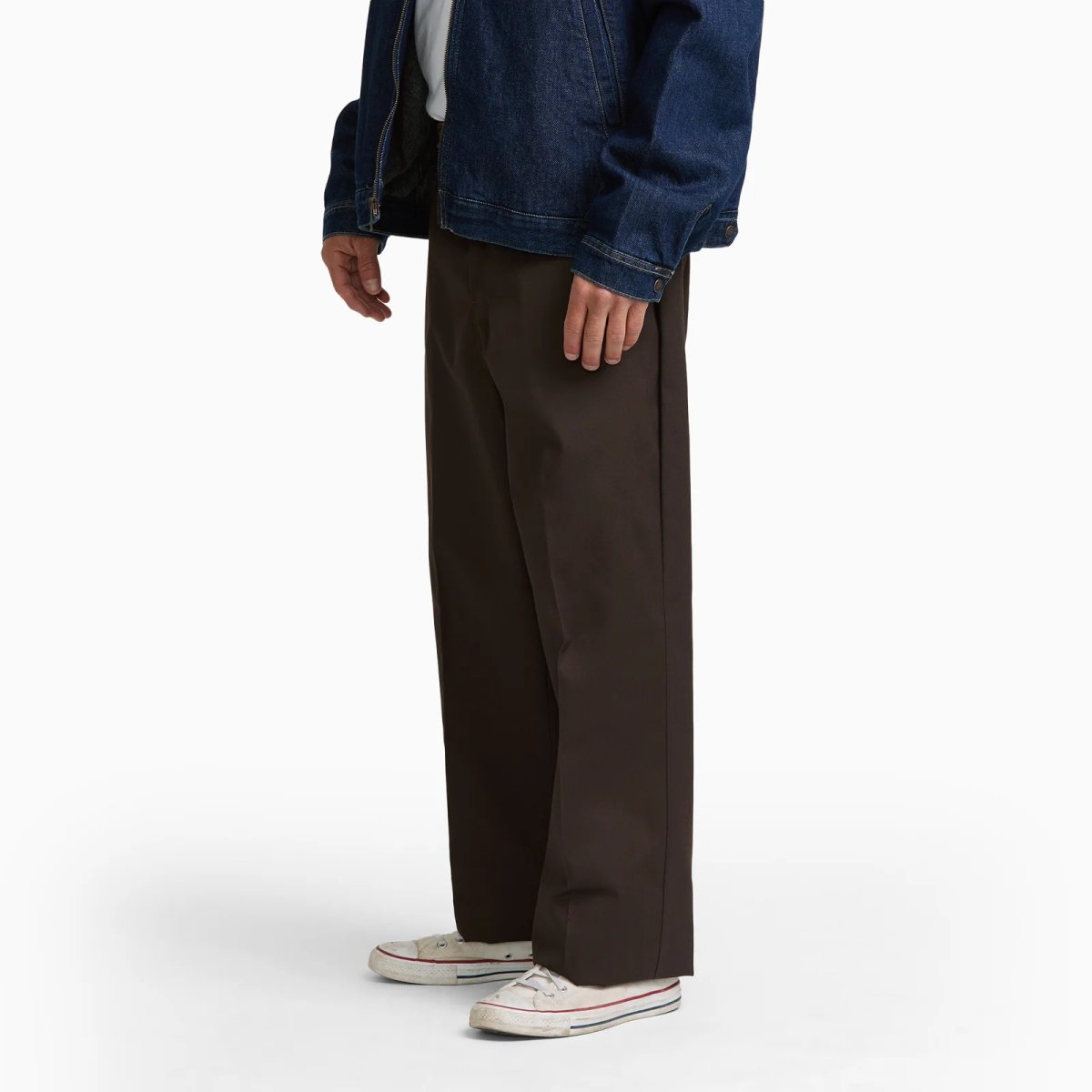 画像8: Dickies 877 Loose Fit Work Pants - Dark Brown (DB) / ディッキーズ ルーズフィット ワークパンツ (8)