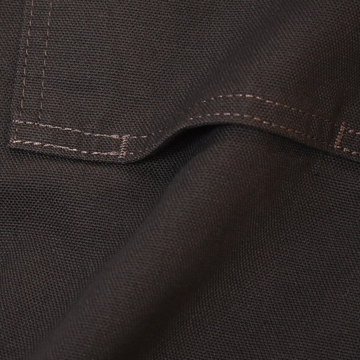 画像9: Carhartt B136 Loose Straight Washed Duck Double-Front Dungaree - Dark Brown / カーハート ウォッシュドダック ダブルニー (9)