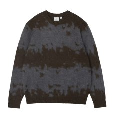 画像1: Gramicci Mohair Splatter Sweater - Slate / グラミチ モヘア セーター (1)
