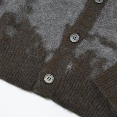 画像4: Gramicci Mohair Splatter Sweater - Slate / グラミチ モヘア カーディガン (4)