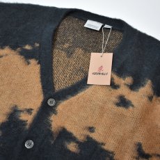 画像2: Gramicci Mohair Splatter Sweater - Safron / グラミチ モヘア カーディガン (2)
