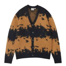 画像1: Gramicci Mohair Splatter Sweater - Safron / グラミチ モヘア カーディガン (1)