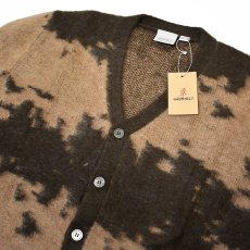画像2: Gramicci Mohair Splatter Sweater - Taupe / グラミチ モヘア カーディガン (2)