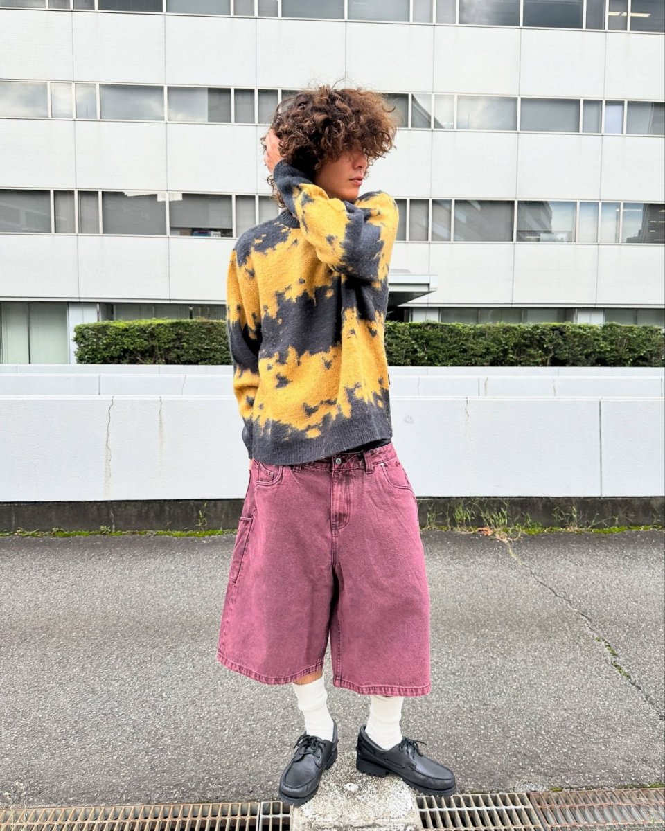 画像7: Gramicci Mohair Splatter Sweater - Safron / グラミチ モヘア セーター (7)
