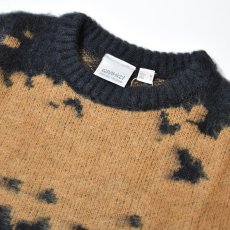 画像2: Gramicci Mohair Splatter Sweater - Safron / グラミチ モヘア セーター (2)