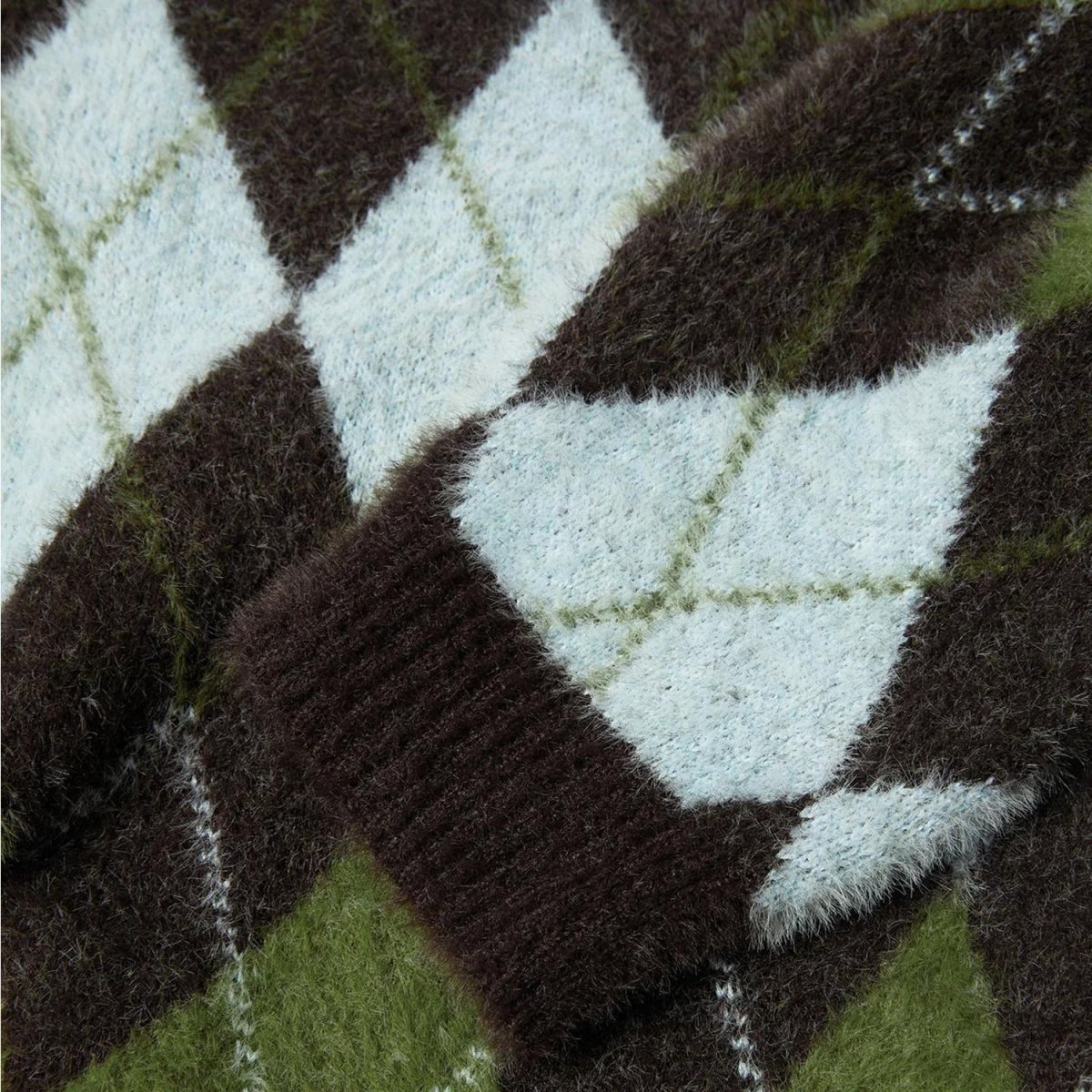 画像4: HUF Cooper Mohair Sweater - Dark Brown / ハフ モヘア セーター (4)