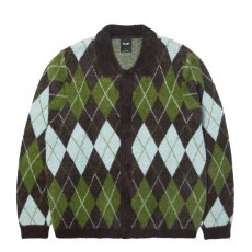 画像1: HUF Cooper Mohair Sweater - Dark Brown / ハフ モヘア セーター (1)