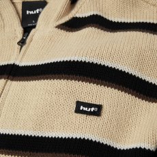 画像3: HUF Banks Hooded Sweater - Tan / ハフ ニットパーカー (3)
