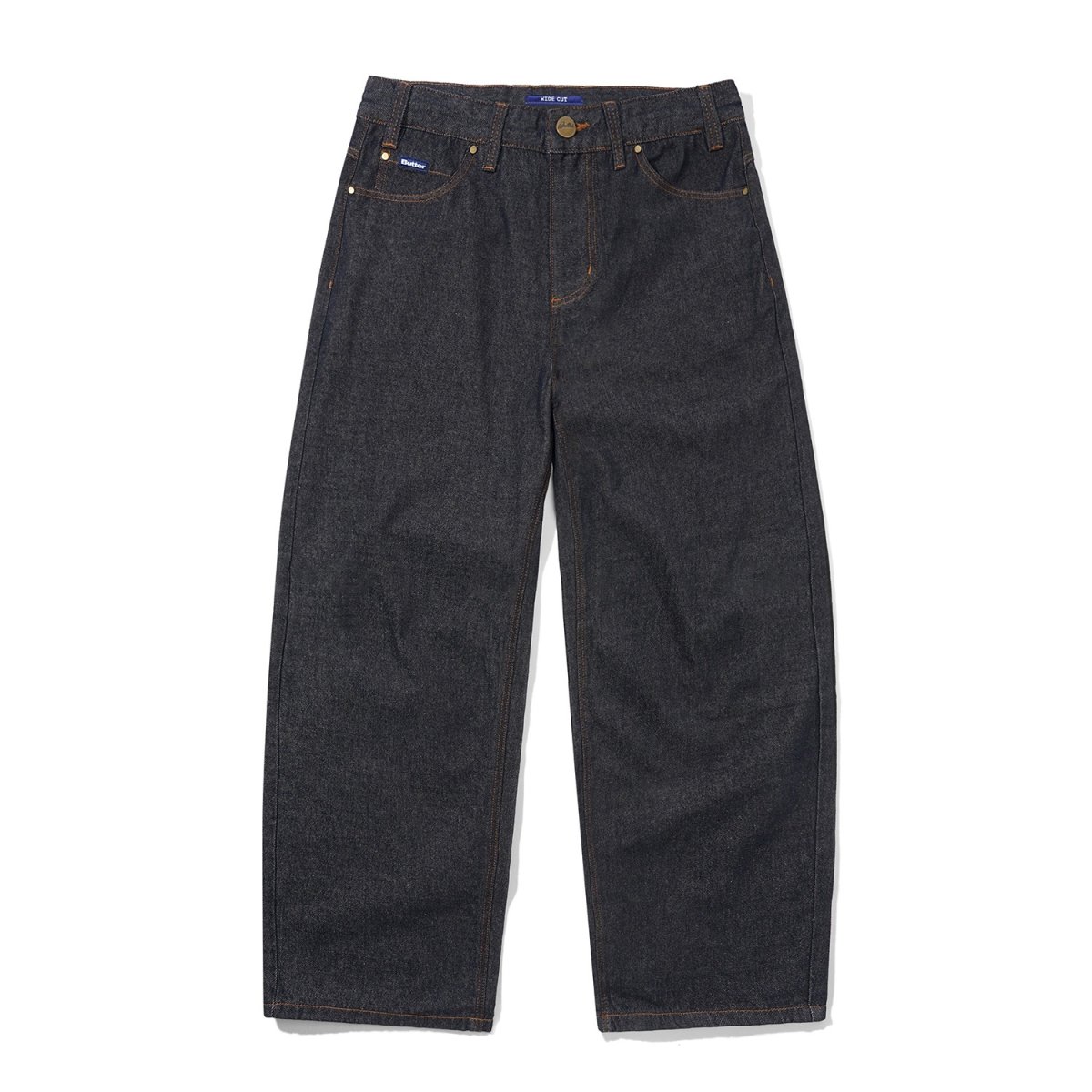 画像1: Butter Goods Wide Cut Denim Jeans - Raw Indigo (1)