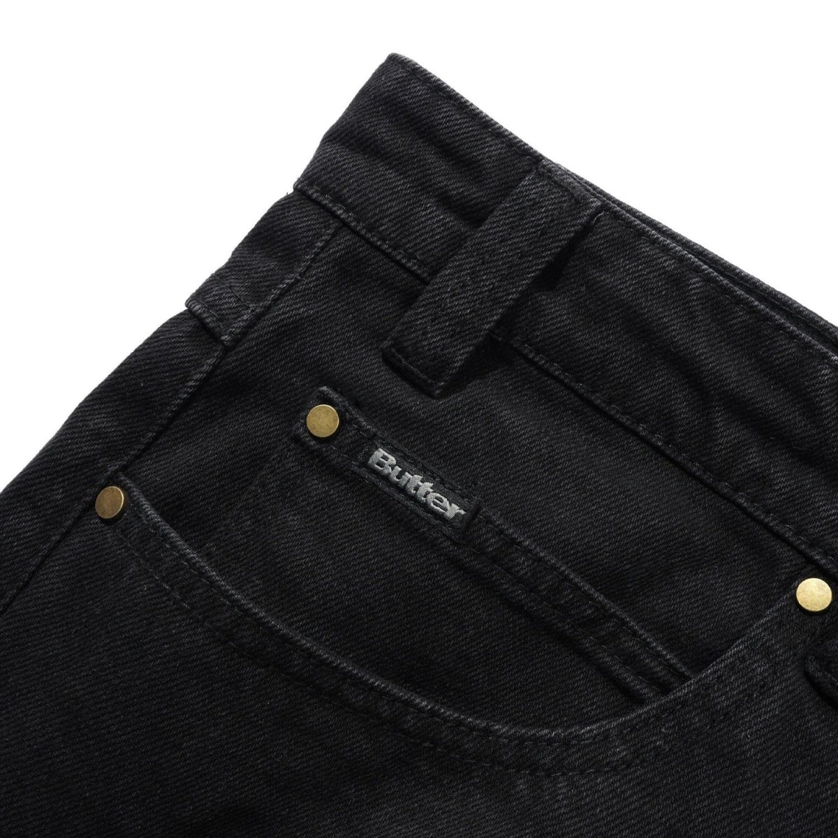 画像5: Butter Goods Baggy Denim Jeans - Flat Black / バターグッズ (5)
