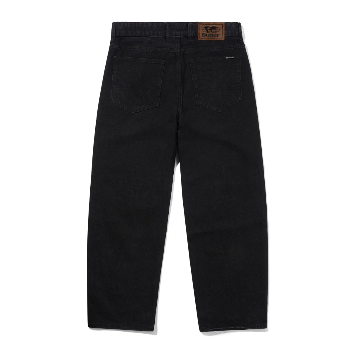 画像2: Butter Goods Baggy Denim Jeans - Flat Black / バターグッズ (2)