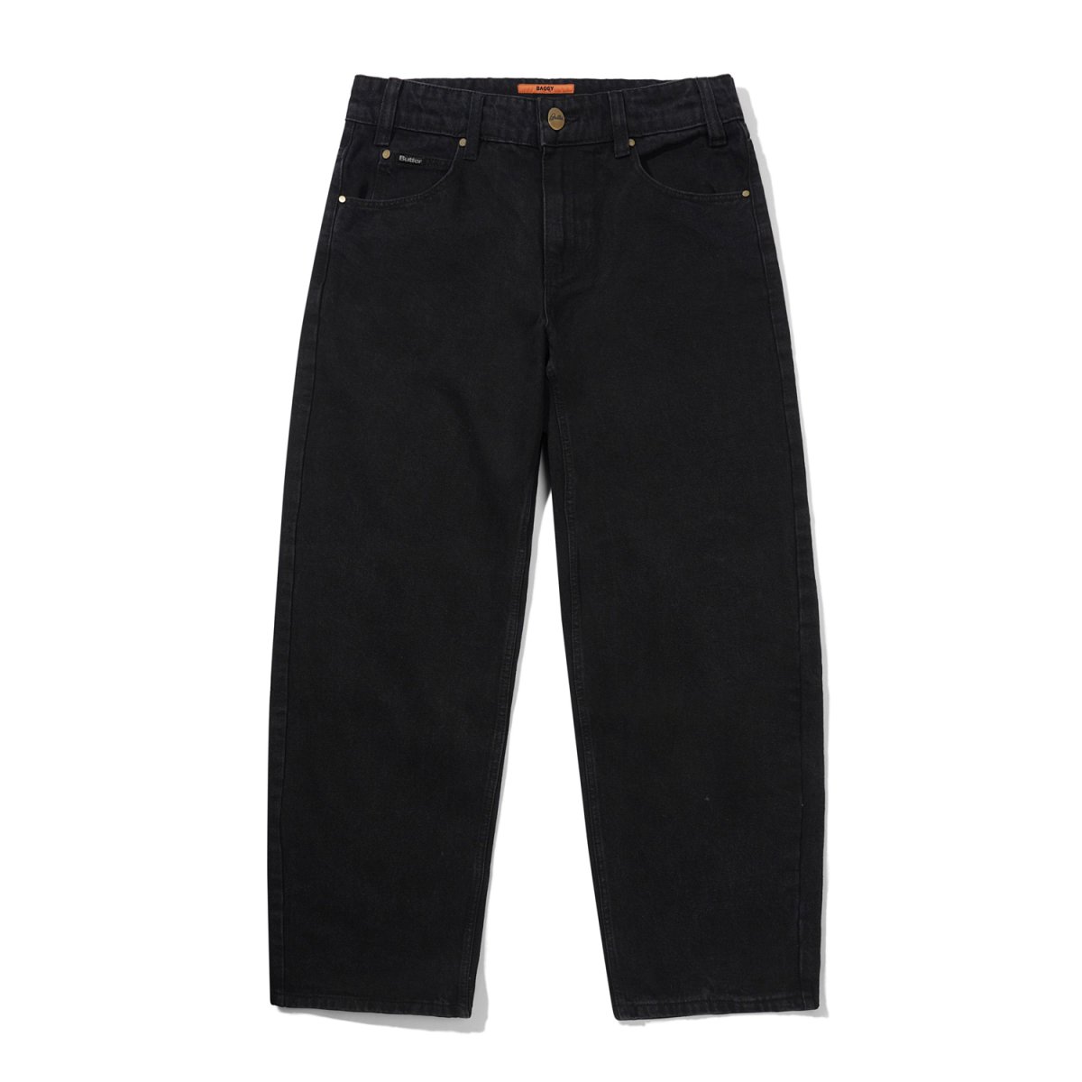 画像1: Butter Goods Baggy Denim Jeans - Flat Black / バターグッズ (1)