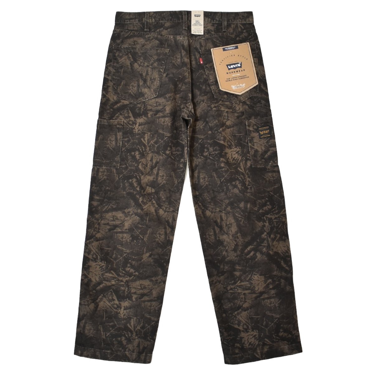 画像2: Levi's 568-0021 Loose Straight Double Knee Denim - Raleigh Camo / リーバイス 568 ダブルニー デニム ジーンズ (2)