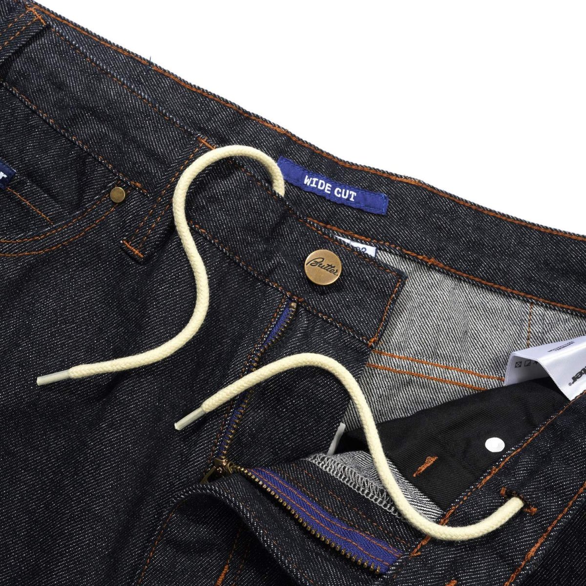 画像3: Butter Goods Wide Cut Denim Jeans - Raw Indigo (3)