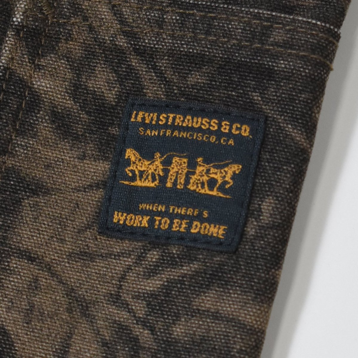 画像5: Levi's 568-0021 Loose Straight Double Knee Denim - Raleigh Camo / リーバイス 568 ダブルニー デニム ジーンズ (5)