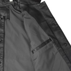 画像4: Levi's Faux Leather Type1 Trucker Jacket - Black / リーバイス タイプ1 レザー トラッカージャケット (4)