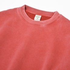 画像2: Cotton Collective 15oz Heavy Crew Sweat - Vintage Red / コットンコレクティブ ヘビー クルースウェット (2)
