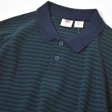 画像2: Levi's Classic Boxy L/S Polo Penaud Stripe - Navy Blazer / リーバイス ポロシャツ (2)