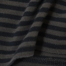 画像5: Levi's Classic Boxy L/S Polo Penaud Stripe - Coffee / リーバイス ポロシャツ (5)