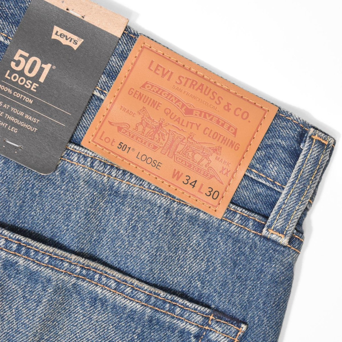 画像6: Levi's 501-0026 Loose Jeans - Santa Monica Indigo / リーバイス (6)