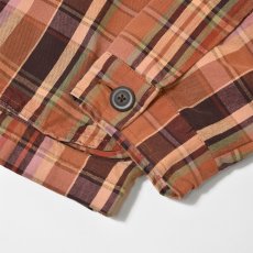 画像8: Old Navy Loose Canvas Plaid Work Jacket - Brown / オールドネイビー ジャケット (8)