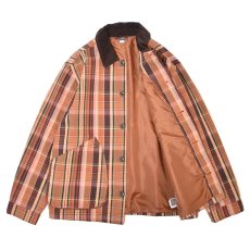 画像3: Old Navy Loose Canvas Plaid Work Jacket - Brown / オールドネイビー ジャケット (3)