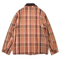 画像2: Old Navy Loose Canvas Plaid Work Jacket - Brown / オールドネイビー ジャケット (2)