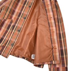 画像4: Old Navy Loose Canvas Plaid Work Jacket - Brown / オールドネイビー ジャケット (4)