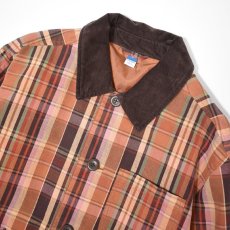 画像5: Old Navy Loose Canvas Plaid Work Jacket - Brown / オールドネイビー ジャケット (5)