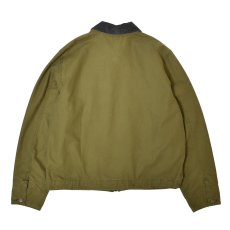 画像2: Old Navy Cropped Canvas Barn Jacket - Olive / オールドネイビー ジャケット (2)