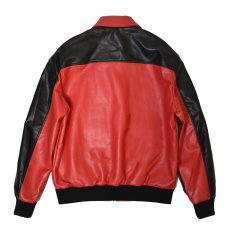 画像2: True Religion Color Blocked Logo Racing Jacket - Red / トゥルーレリジョン レザージャケット (2)