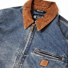 画像4: Carhartt USA Rugged Flex Denim Detroit Jacket - Muskegon / カーハート デニム デトロイトジャケット (4)