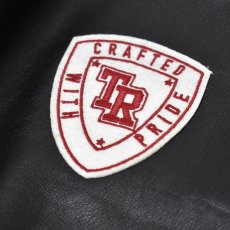 画像6: True Religion Logo Patch Varsity Jacket - Black / トゥルーレリジョン レザージャケット (6)