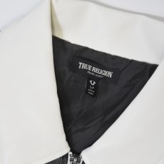 画像5: True Religion Color Blocked Logo Racing Jacket - White / トゥルーレリジョン レザージャケット (5)