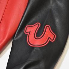 画像7: True Religion Color Blocked Logo Racing Jacket - Red / トゥルーレリジョン レザージャケット (7)