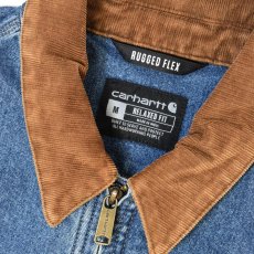 画像5: Carhartt USA Rugged Flex Denim Detroit Jacket - Muskegon / カーハート デニム デトロイトジャケット (5)