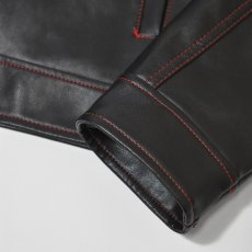画像7: True Religion Leather Moto Jacket - Black / トゥルーレリジョン レザージャケット (7)