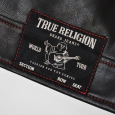 画像8: True Religion Leather Moto Jacket - Black / トゥルーレリジョン レザージャケット (8)